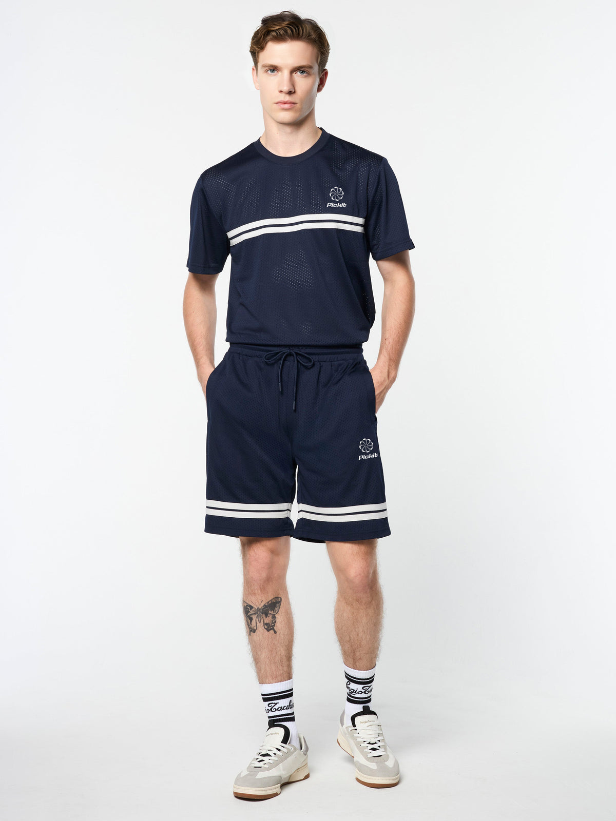 Pickit Mesh Performance T Shirt - Navy 1759204662441.jpg