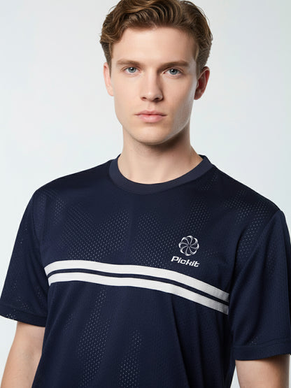 Pickit Mesh Performance T Shirt - Navy 1759204665702.jpg