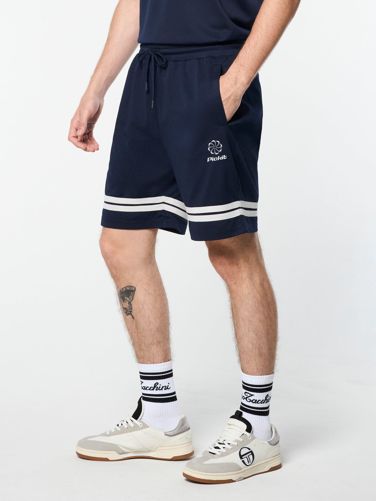 Pickit Mesh Performance Shorts - Navy 1759204786761.jpg