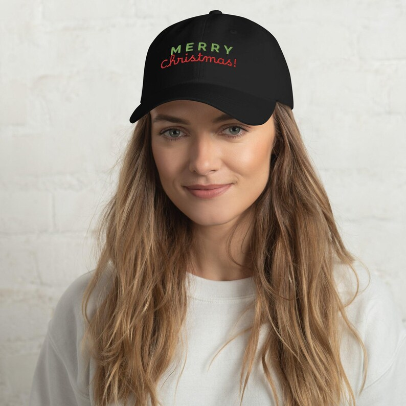 Merry Christmas Embroidered Dad Hat Xmas Baseball Cap 1759205307908.png