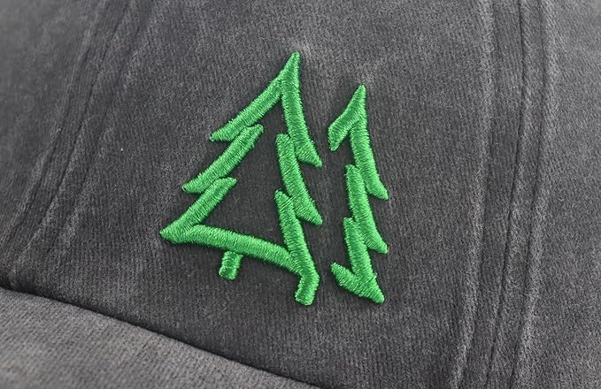 Pine Trees Hats For Men Women Adjustable 3d Embroidered Cotton Outdoors Baseball Cap 1759205984698.png