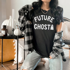 Future Ghost Black Unisex T Shirt Hoodie Sweatshirt Trendy Halloween Shirt Festive Funny Graphic Tee 1759220864660.jpg