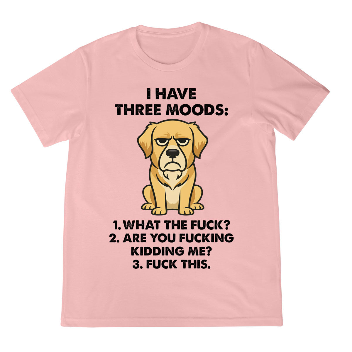 Funny Golden Retriever Shirt   Three Moods Dog Graphic Tee Sarcastic Humor T Shirt For Dog Lovers 1759225520266.jpg