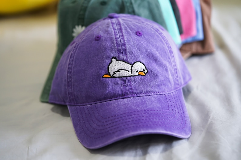Duck Embroidery Baseball Cap Unisex Cotton Summer Hat 1759376482380.png
