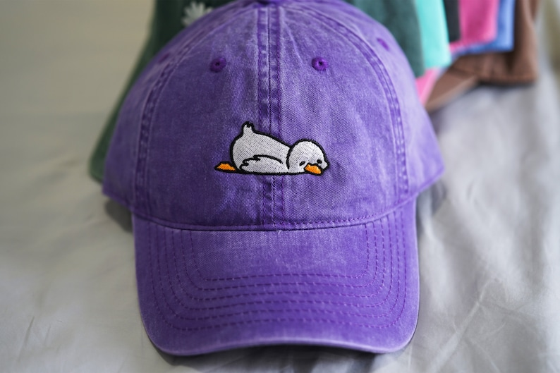 Duck Embroidery Baseball Cap Unisex Cotton Summer Hat 1759376482445.png
