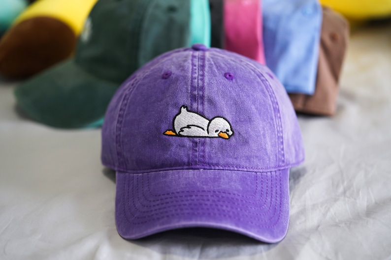 Duck Embroidery Baseball Cap Unisex Cotton Summer Hat 1759376482489.png