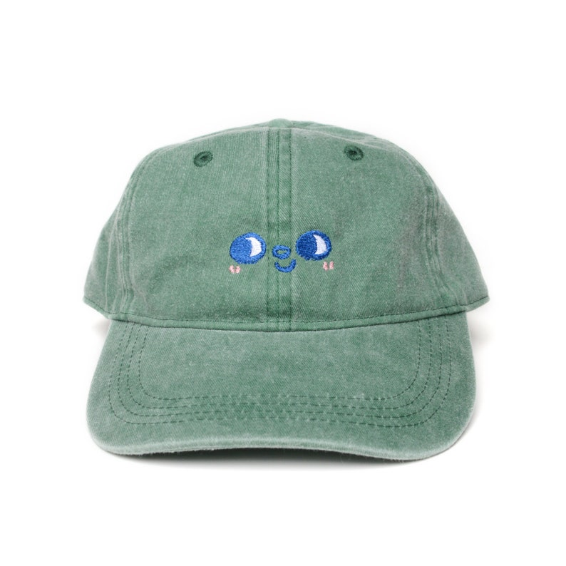Embroidered Blushing Face Hat 1759376584946.png