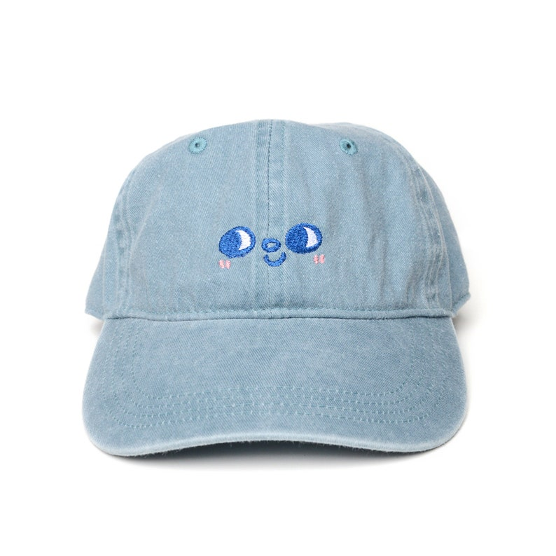 Embroidered Blushing Face Hat 1759376585098.png