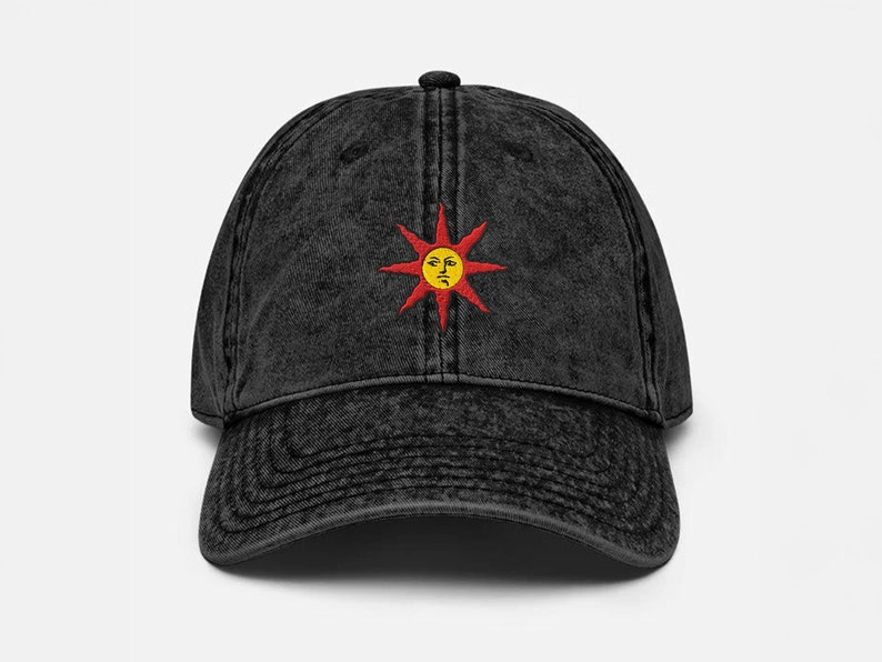 Embroidered Dark Souls Cap Solaire Praise The Sun Gamer Gift 1759376943721.png