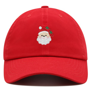 Embroidered Santa Face Dad Hat   Christmas Baseball Cap 1759377311367.png