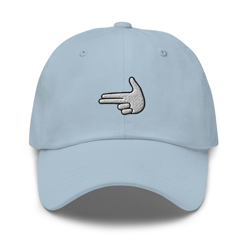 Finger Gun Embroidered Dad Hat Embroidered Unisex Hat Dad Cap Adjustable Baseball Cap Gift For Him 1759377441120.png