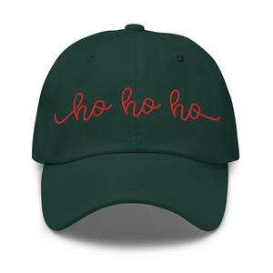 Ho Ho Ho Dad Hat With Embroidery   Christmas Dad Hat   Santa Hat   Christmas Cap   Holiday Cheers Hat 1759378027128.png