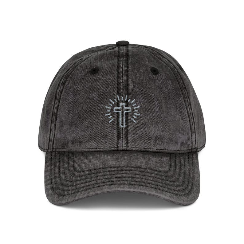 Minimalistic Cross Embroidery Vintage Cap Jesus Christ Cross Stylish Accessory Birthday Gift Summer Outings Casual Everyday Wear 1759378574552.png