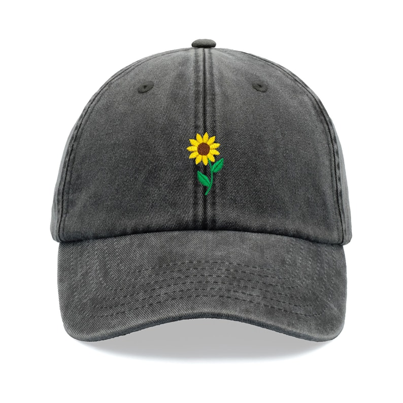 Sunflower Baseball Cap Vintage Washed Cotton Unisex Dad Hat Adjustable Funny Faded Sports Sun Mothers Day Flower Cute Summer 1759379649030.png