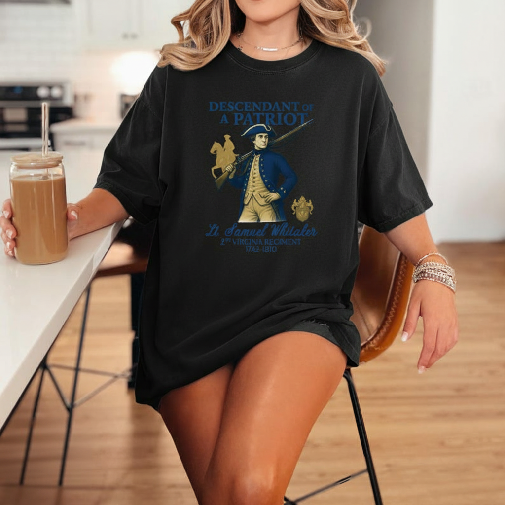 Custom Descendant Of A Patriot Tshirt Daughters Of The American Revolution Or Sons Of The American Revolution Shirt Dar Shirt Sar Shirt 1759390654463.png