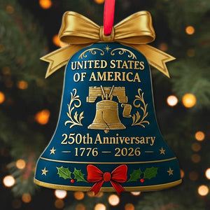 Usa 250th Anniversary Ornament 1776 2026 Liberty Bell Keepsake Patriotic America 250 Years Semiquincentennial Christmas Decor Historical 1759461389040.jpg
