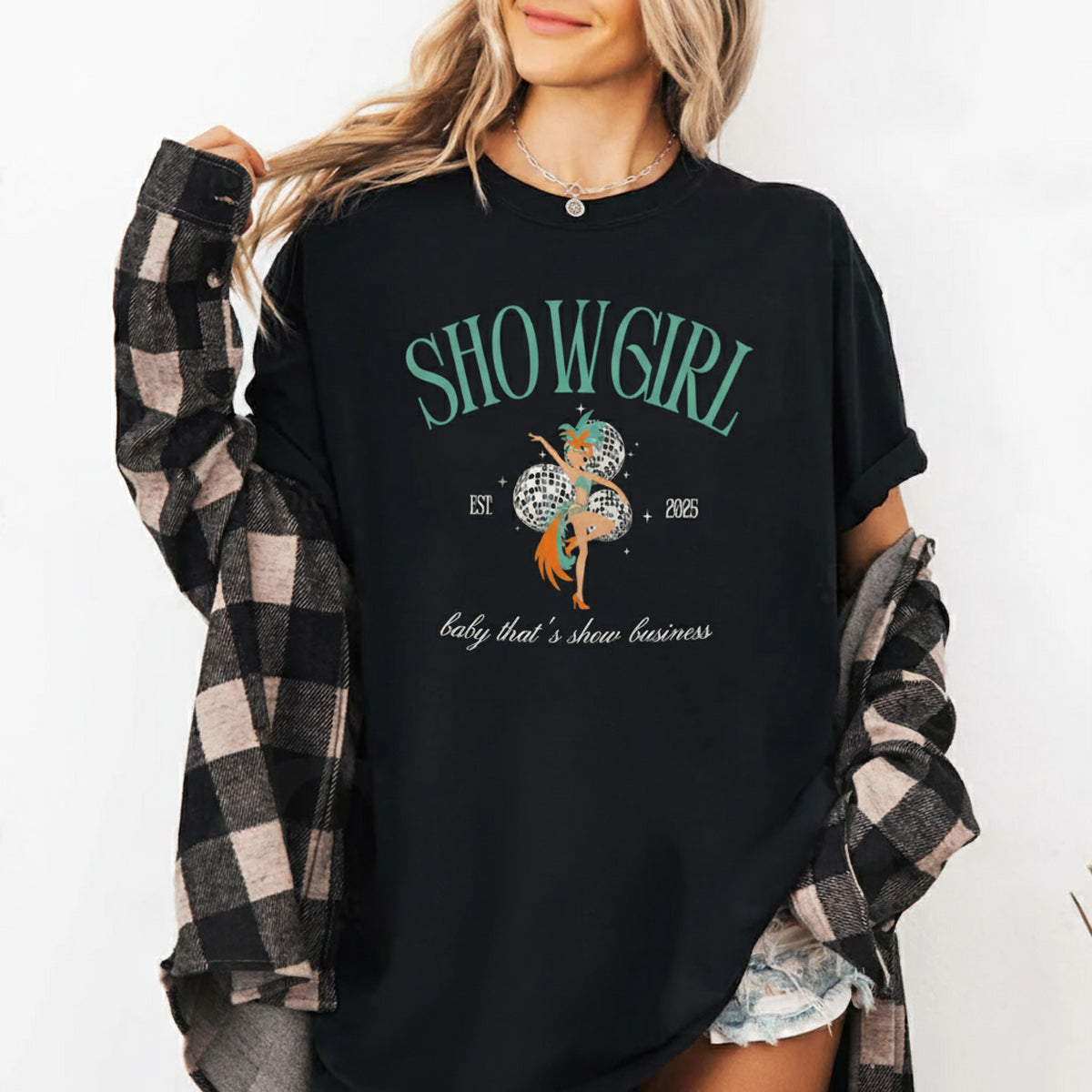 Showgirl Party Shirt Baby Thats Show Business Shirt Dirty Martini Tee In My Showgirl Era Showgirl Fans Shirt Gift For Fan 1759480007801.jpg