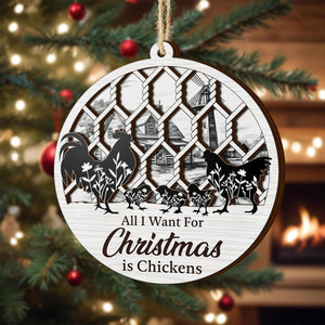 Chicken Ornament Chicken Coop Christmas Ornaments 2 Layer Ornaments Christmas Farm Decor Gift For Farmer 1759481463892.jpg