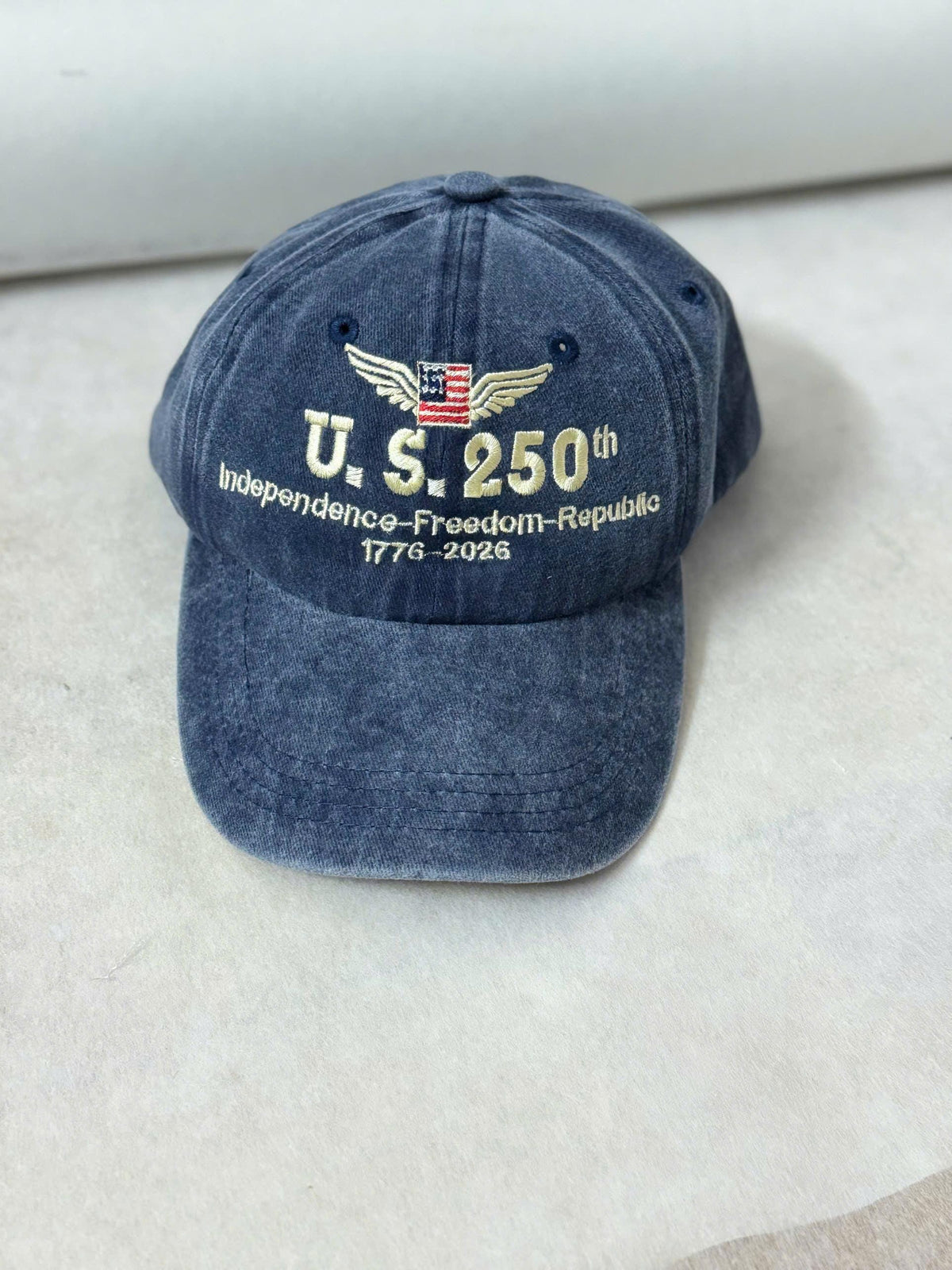 250 Years Usa Embroidered Denim Hatanniversary Hat Patriotic Anniversary Cap 1759548509941.jpg