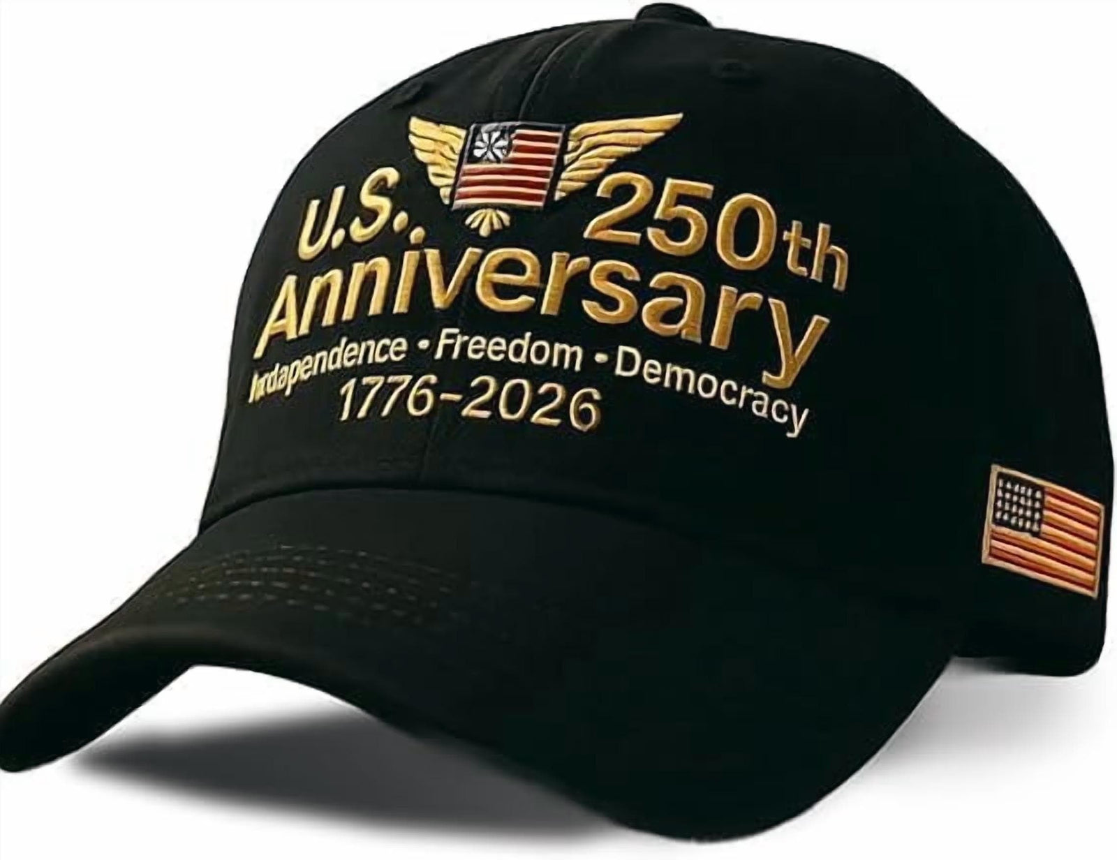 250th Anniversary Embroidered Trucker Hat Us Tribute Retro Cap 1759548651344.jpg