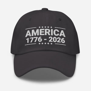 America 250th Anniversary Embroidered Cap 1776 2026 Patriot Hat 1759548774052.jpg