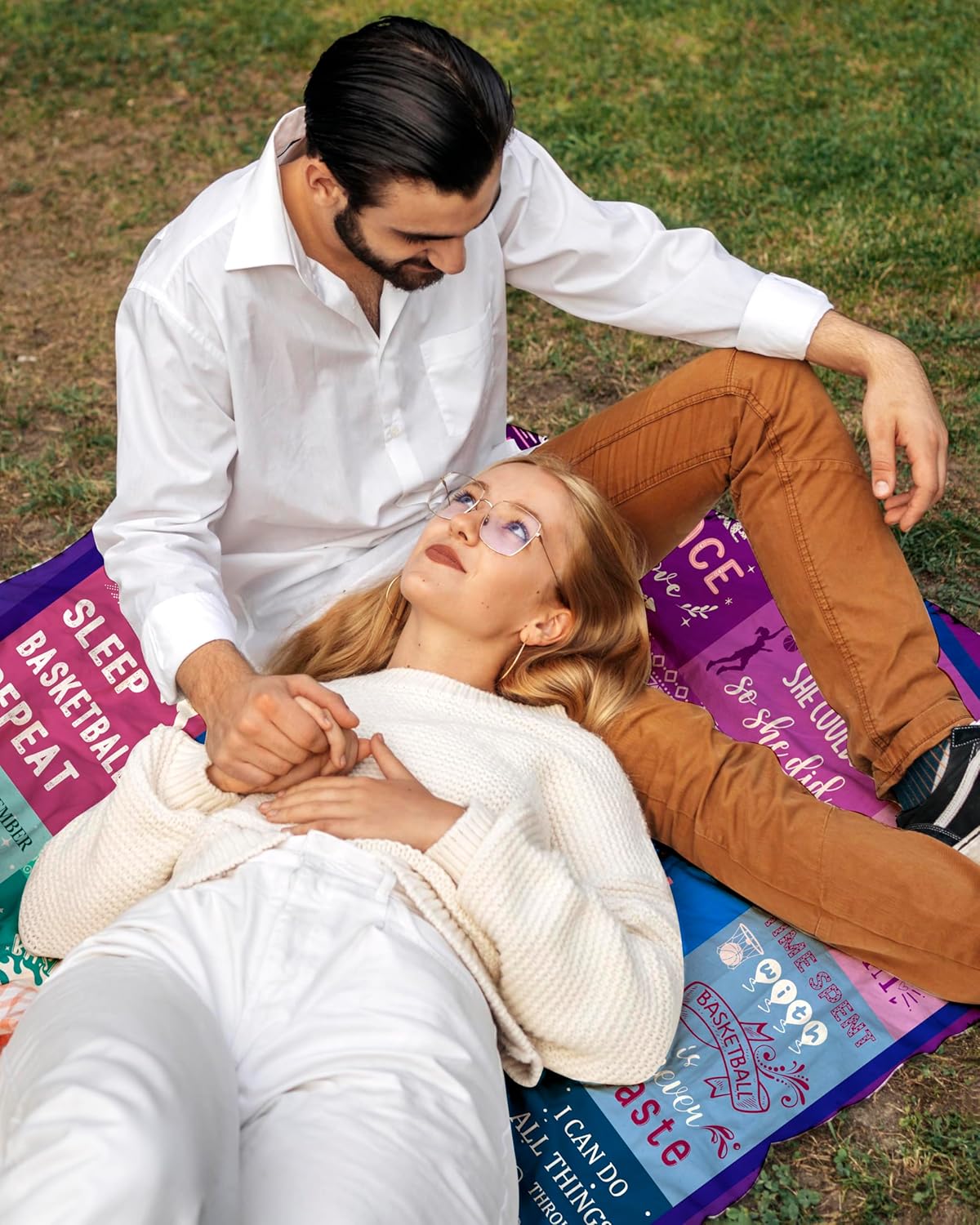 Basketball Throw Blanket For Girls Women   Sport Gifts For Team Lovers 1759549183225.jpg