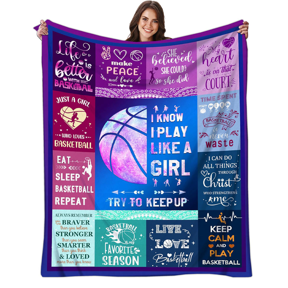 Basketball Throw Blanket For Girls Women   Sport Gifts For Team Lovers 1759549183333.jpg