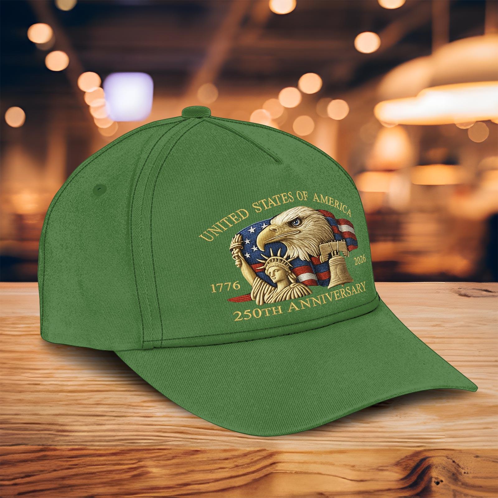 Cap Print 3d Usa 250th Anniversary 1776 2026 Print Hat Black Baseball Cap With Bald Eagle Liberty Bell  Statue Of Liberty 1759549272372.jpg