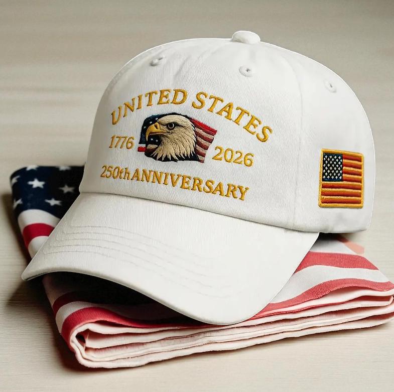 Retro 250th Us Anniversary Hat Embroidered Trucker Cap Patriotic Style 1759549445885.jpg