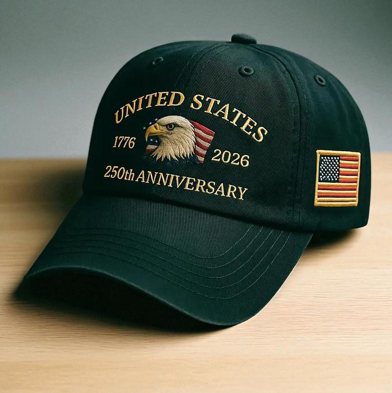 Retro 250th Us Anniversary Hat Embroidered Trucker Cap Patriotic Style 1759549445948.jpg