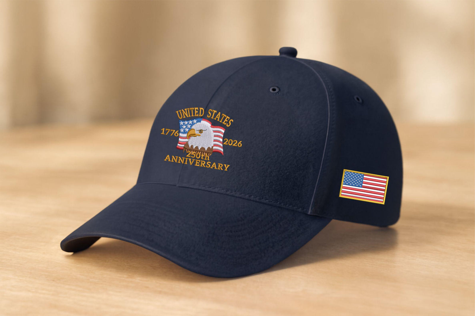 Usa 250th Anniversary Hat 1776 2026 Bald Eagle Embroidered Cap American Flag Patriotic Baseball Hat American Eagle Hat Us Tribute Cap 1759549529312.jpg