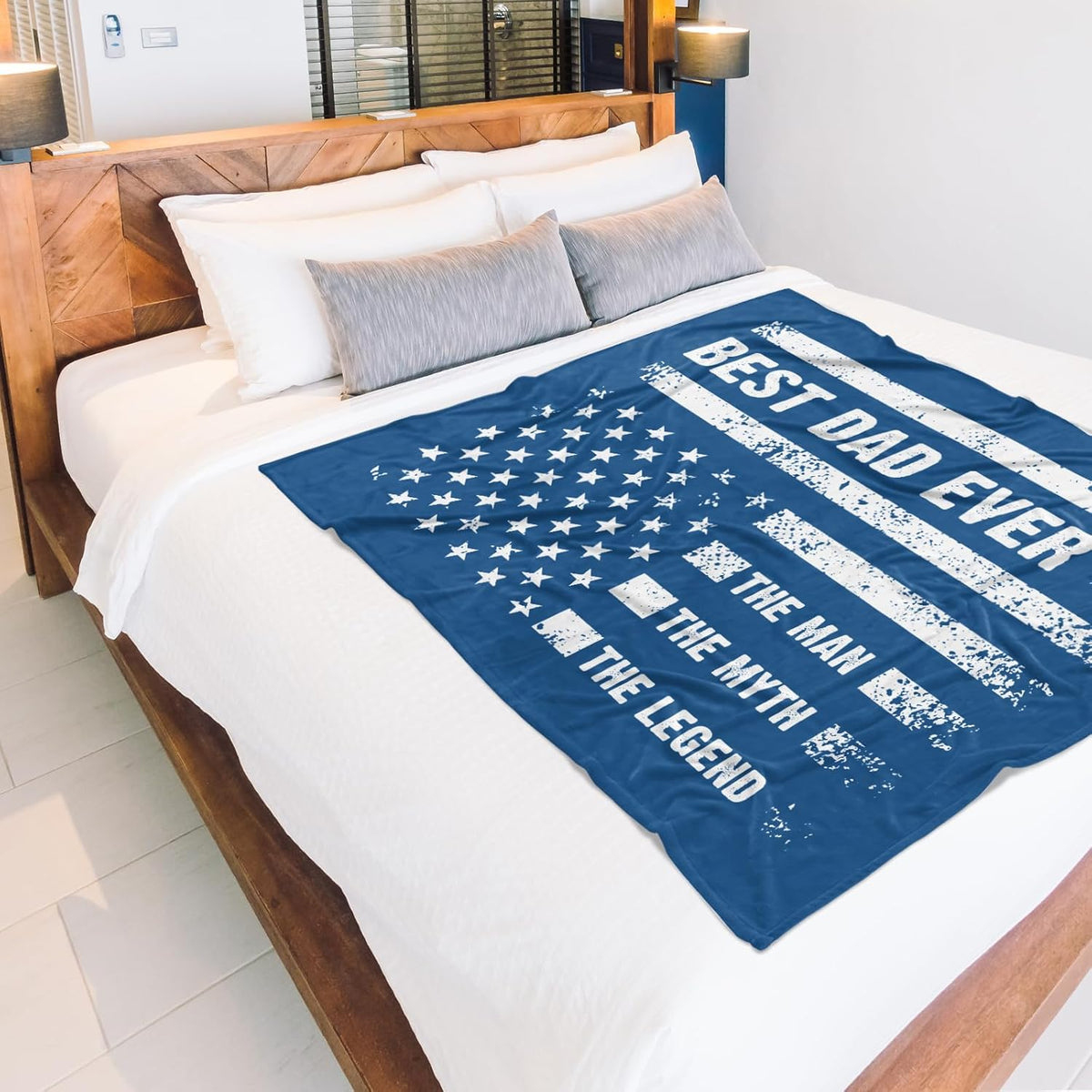Birthday Gifts For Dad  Cool Flag Blanket With The Man The Myth The Legend  Dad Birthday Gift Soft Blanket Throw For Bed Sofa Napping Camping 1759550097553.jpg