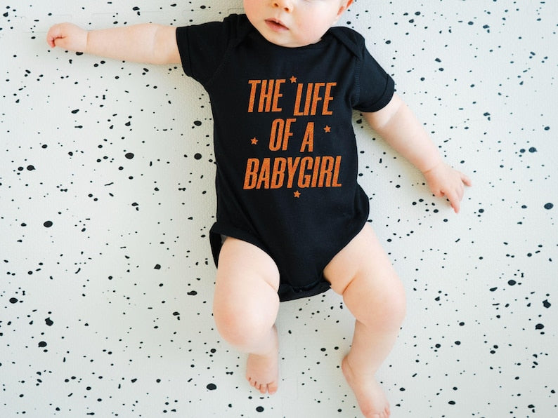 The Life Of A Babygirl Onesie Orange Glitter Baby Girl Outfit Showgirl Baby Clothes Baby Shower Gift For Girls Funny Infant Bodysuit 1759553380144.jpg