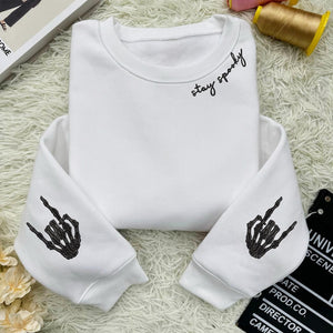 Stay Spooky Embroidered Sweatshirt Cute Halloween Crewneck For Women Fall Cozy Ghost Sweater Spooky Season Gift Halloween Gift 1759716341071.jpg