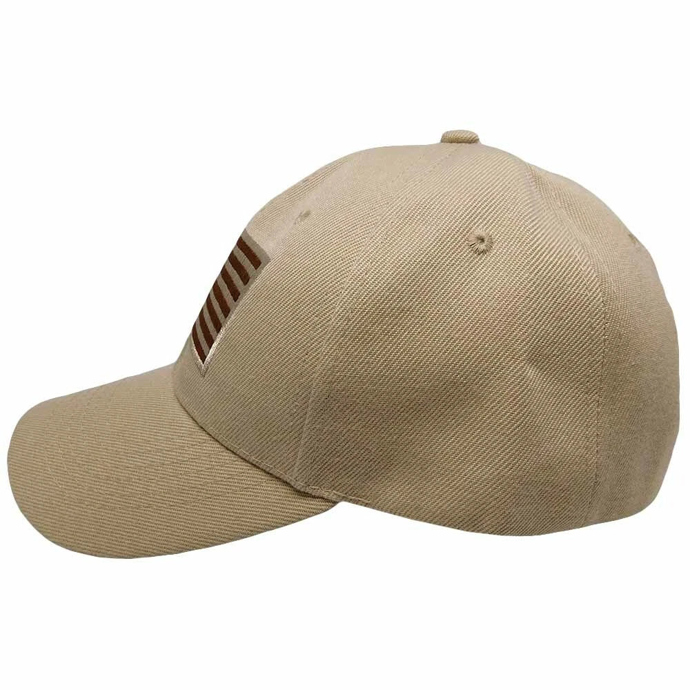 Usa Us Us America American Flag Khaki Tan Patch Baseball Cap 1759718432950.jpg