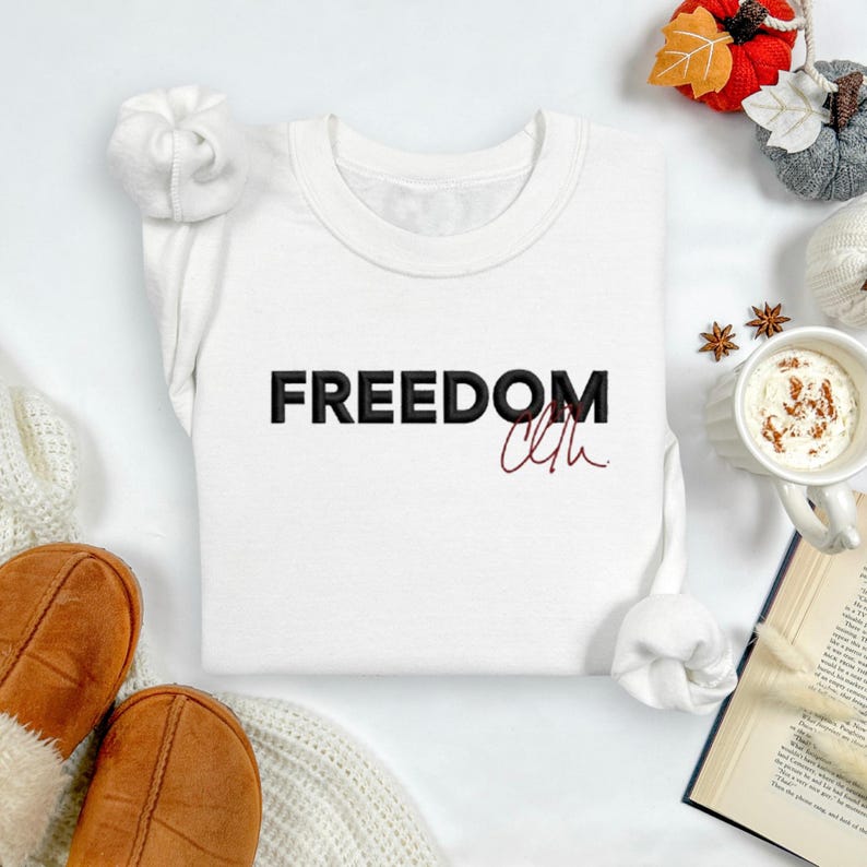 Embroidered Charlie Kirk Freedom Shirt Charlie Kirk Shirt Charlie Kirk Freedom T Shirt Charlie Kirk Sweatshirt Freedom Charlie Kirk Shirt 1759722900657.jpg