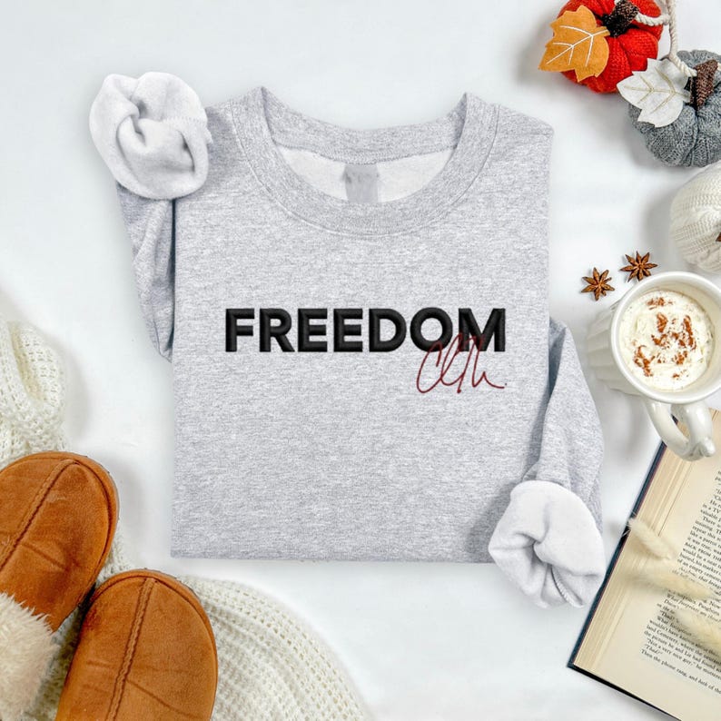 Embroidered Charlie Kirk Freedom Shirt Charlie Kirk Shirt Charlie Kirk Freedom T Shirt Charlie Kirk Sweatshirt Freedom Charlie Kirk Shirt 1759722900741.jpg