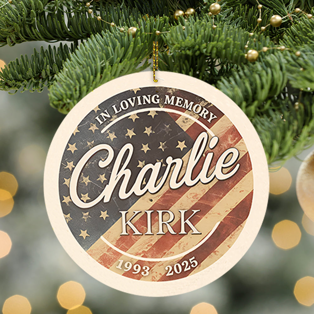 Charlie Kirk Memorial Ornament In Memory Of Charlie Kirk American Patriot Christmas Tree Ornament Republican Tribute Ornament Water Resistant Keepsake 1759737286452.jpg
