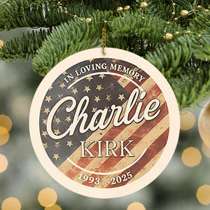 Charlie Kirk Memorial Ornament In Memory Of Charlie Kirk American Patriot Christmas Tree Ornament Republican Tribute Ornament Water Resistant Keepsake 1759737286452.jpg