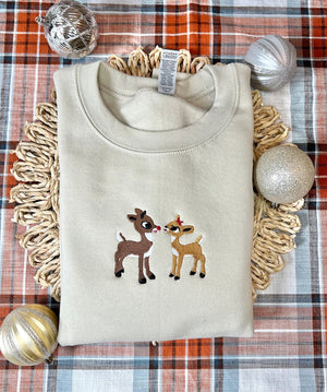 Embroidered Christmas Sweatshirt Retro Reindeer Design 1759737760322.jpg