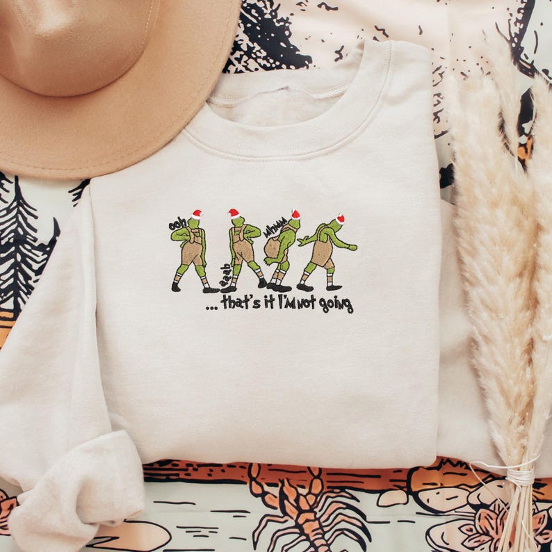 Thats It Im Not Going Christmas Sweatshirt Christmas Embroidered Sweatshirt Christmas Funny Sweatshirt Christmas Gift 1759738114038.jpg