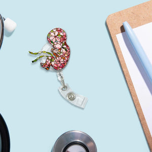 Floral Fetus Badge Reel Ld Nurse Gift Labor Delivery Nurse Accessory Ob Nurse Badge Holder Cute Medical Badge Clip 1759738193165.jpg