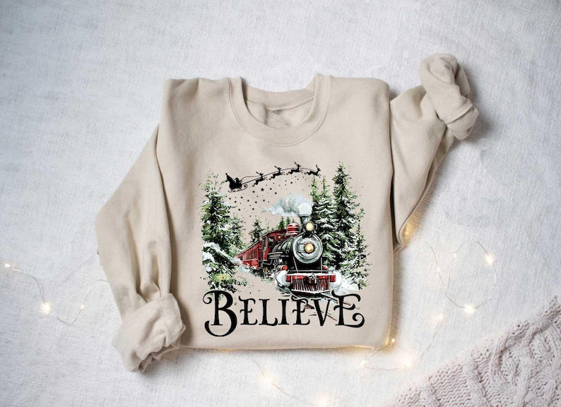 Polar Express Shirt Christmas Gift Christmas Crewneck Sweater Merry Christmas Christmas Gift Ideas Trendy Shirt Womens Shirt 1759743665336.jpg