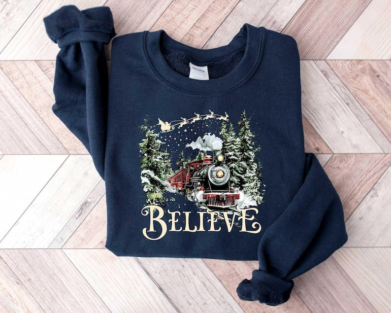 Polar Express Shirt Christmas Gift Christmas Crewneck Sweater Merry Christmas Christmas Gift Ideas Trendy Shirt Womens Shirt 1759743666078.jpg