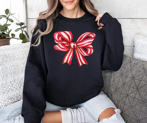 Christmas Bow Sweatshirt Holiday Sweatshirtchristmas Shirtfunny Christmas Sweatshirtred Bow Christmas Shirtsanta Claus Bow Shirtxmas 1759745201491.jpg