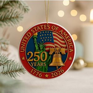 Usa 250th Anniversary Ornament Ceramic Glass  Acrylic Options 1776 2026 Patriotic Christmas Decoration 1759802926901.jpg