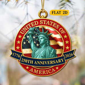 250 Years Of America 2d Wooden Ornament Us 250th Anniversary Patriotic Keepsake 1759802977239.jpg