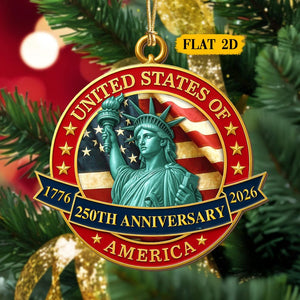 250 Years Of America 2d Wooden Ornament Us 250th Anniversary Patriotic Keepsake 1759802977339.jpg