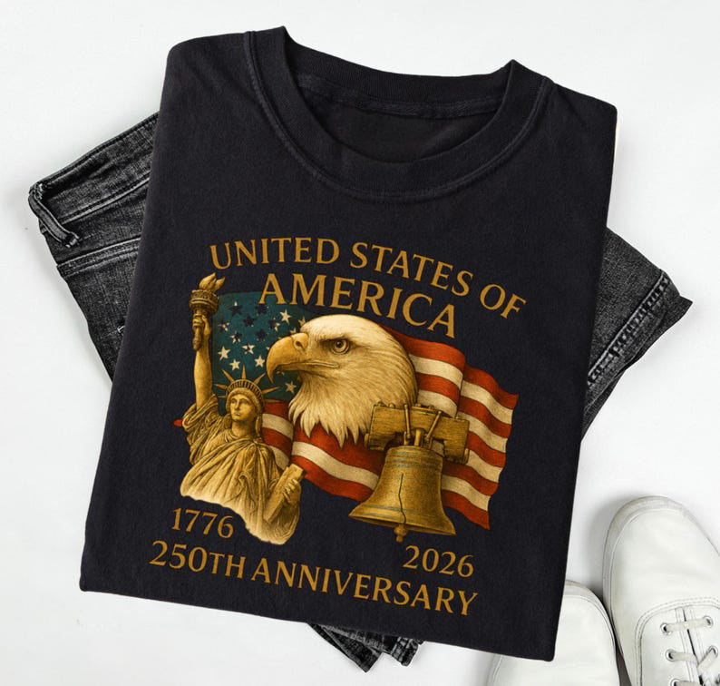America 250th Anniversary Shirt Usa Independence Day T Shirt Patriotic Eagle Statue Of Liberty Tee Usa Flag Birthday Top 1759811433553.jpg