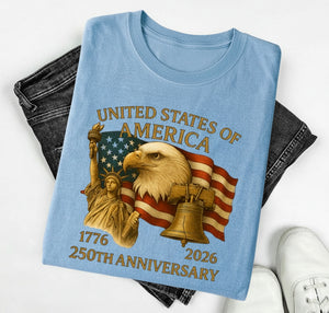 America 250th Anniversary Shirt Usa Independence Day T Shirt Patriotic Eagle Statue Of Liberty Tee Usa Flag Birthday Top 1759811434157.jpg
